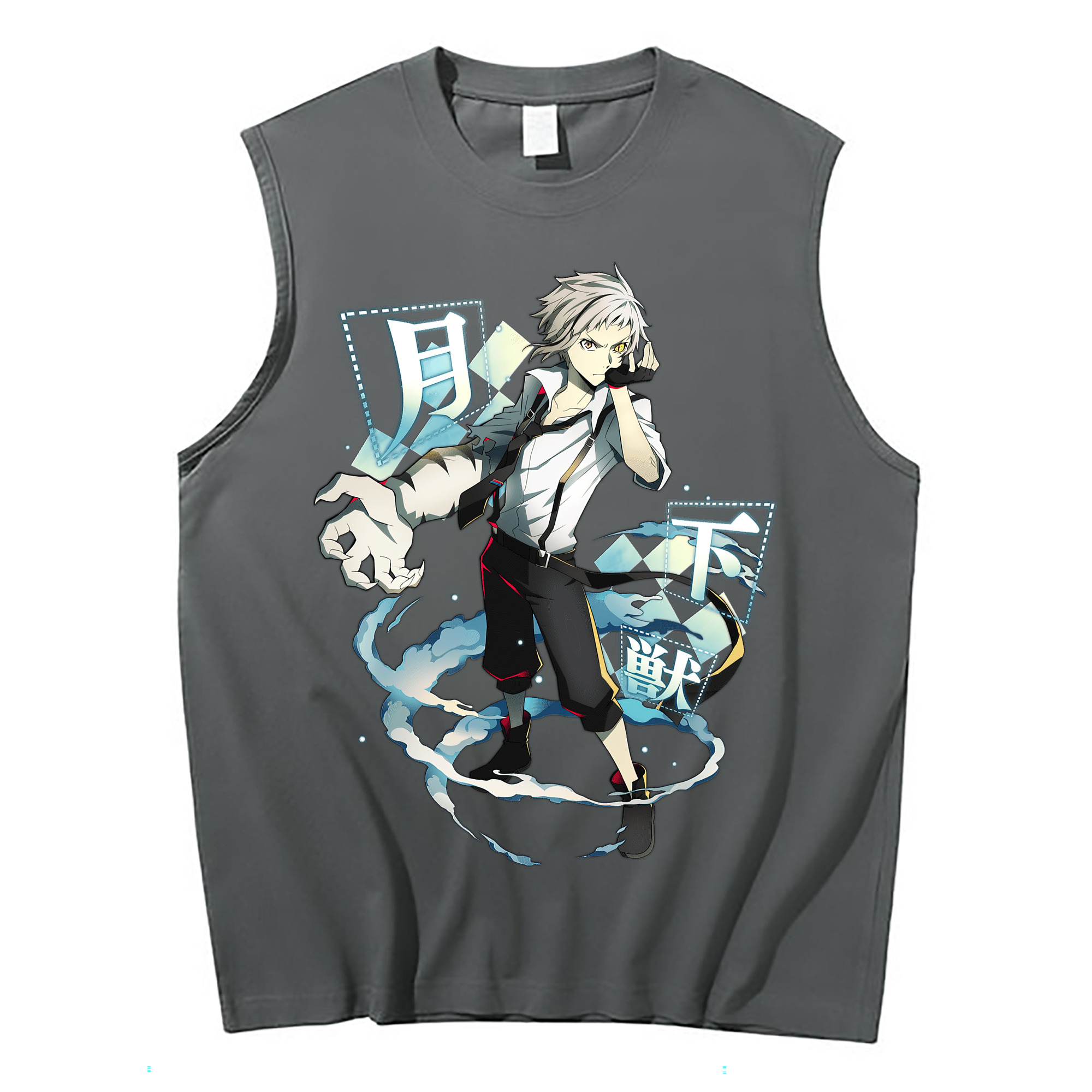 （画像用） 文豪ストレイドッグス Bungo Stray Dogs コットン100％タンクトップ（フロントプリント）